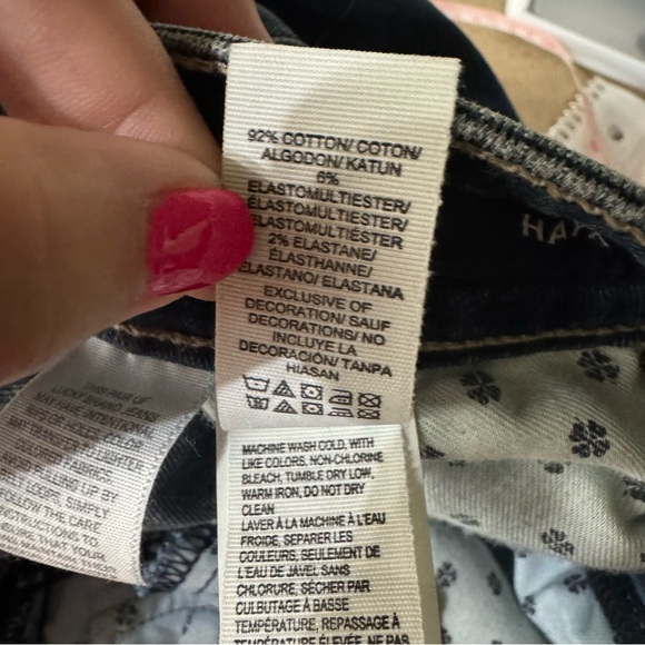 Lucky Brand jeans Hayden skinny size 10 high rise tall relaxed Denim Jeans - Picture 9 of 11